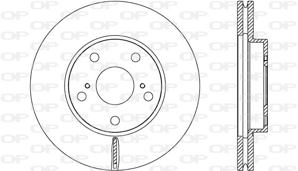 OPEN PARTS Jarrulevy BDA2694.20